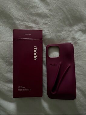 RHODE Raspberry Jelly iPhone Case - Deep Raspberry
